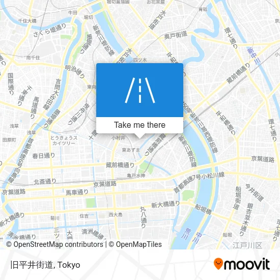 旧平井街道 map