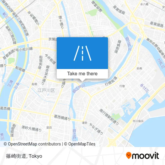 篠崎街道 map
