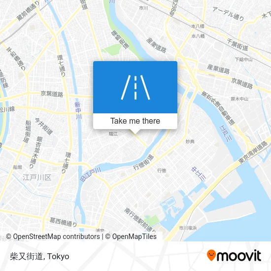 柴又街道 map