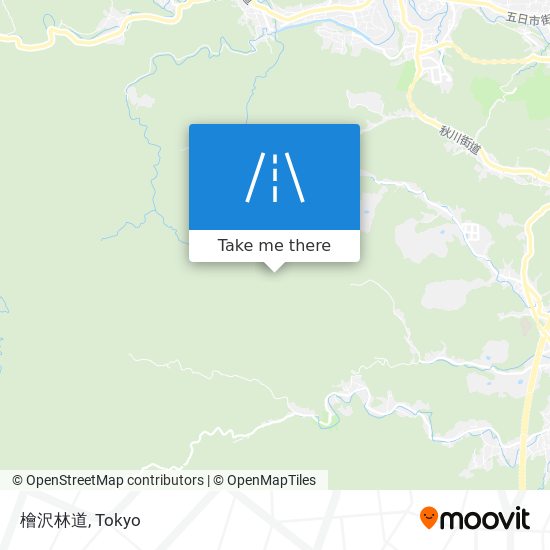 檜沢林道 map