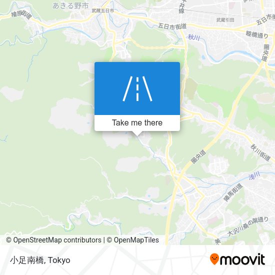 小足南橋 map