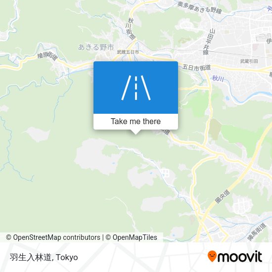 羽生入林道 map