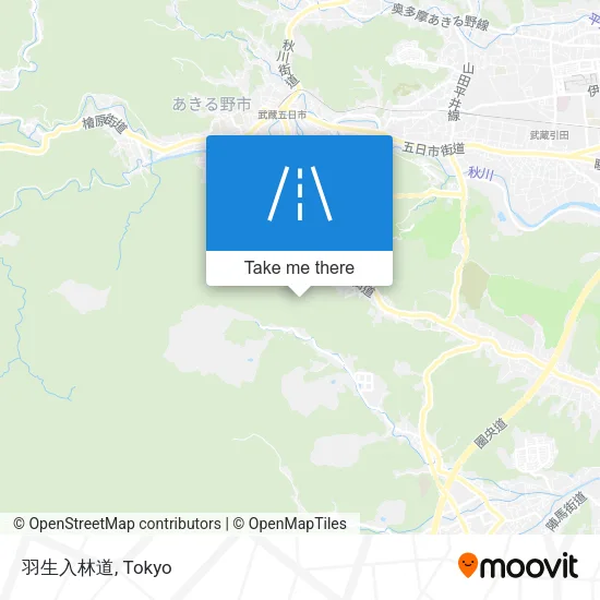 羽生入林道 map