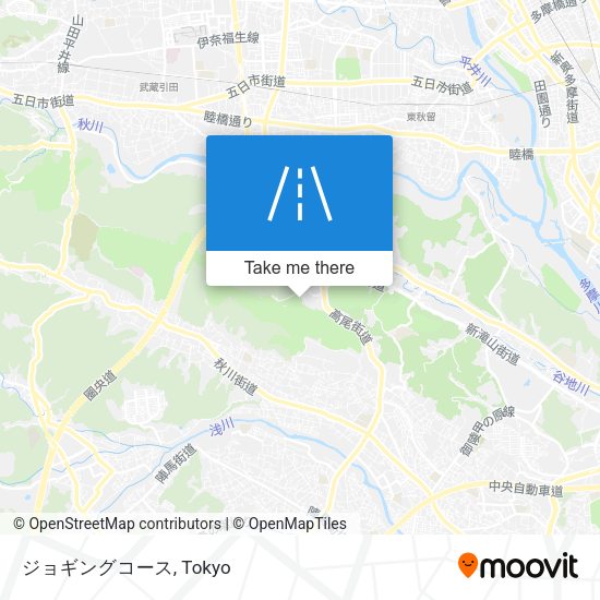 ジョギングコース map