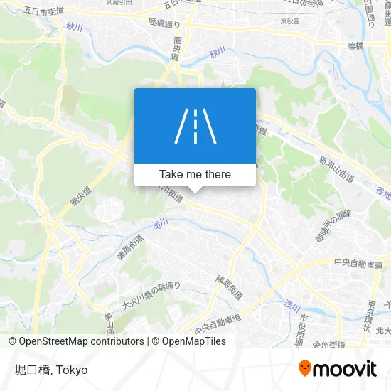 堀口橋 map