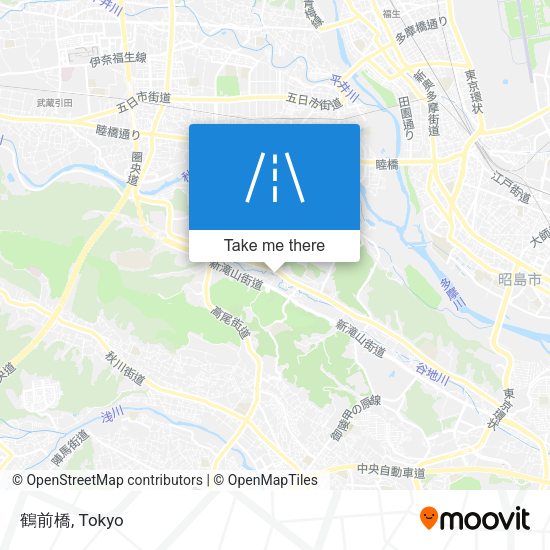 鶴前橋 map