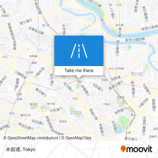 本郷通 map