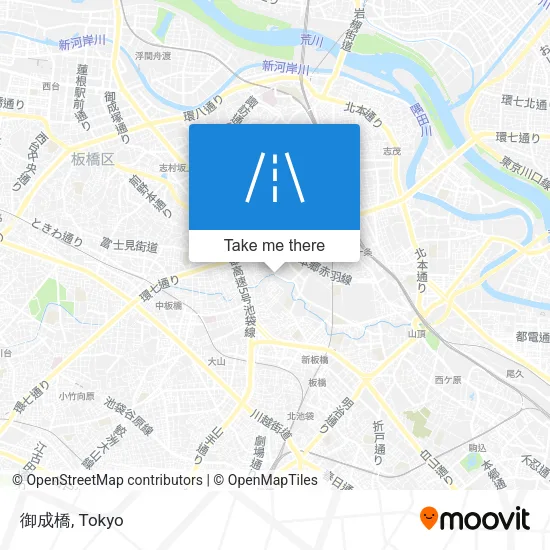 御成橋 map