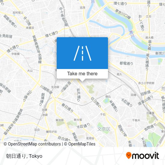 朝日通り map