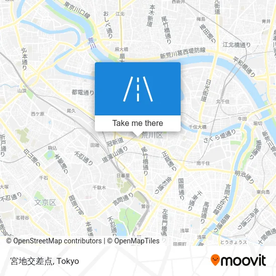 宮地交差点 map
