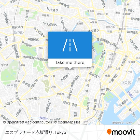 エスプラナード赤坂通り map