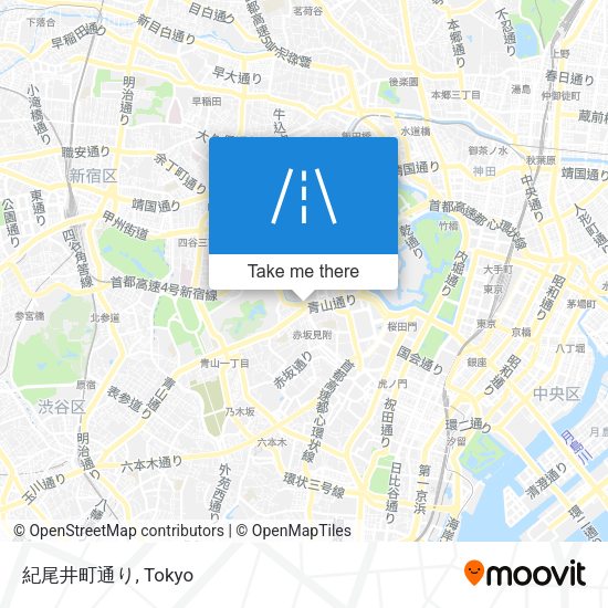 紀尾井町通り map