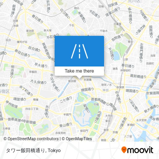 タワー飯田橋通り map