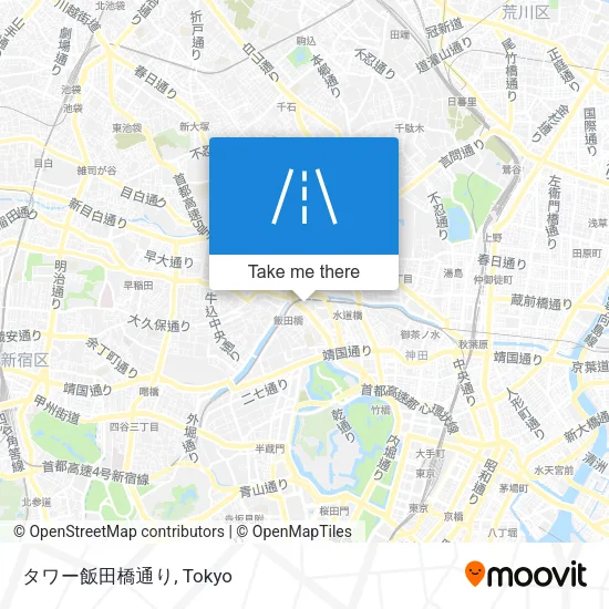 タワー飯田橋通り map