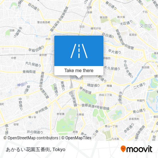 あかるい花園五番街 map