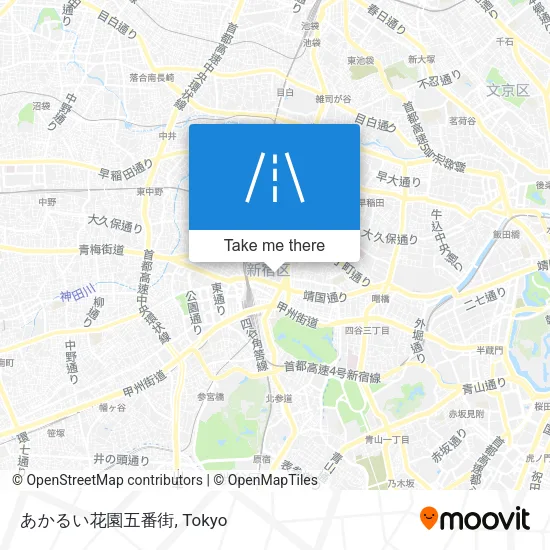 あかるい花園五番街 map