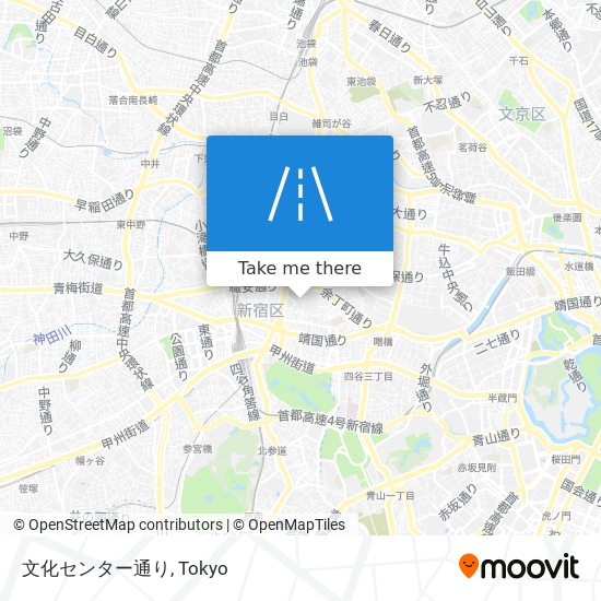 文化センター通り map