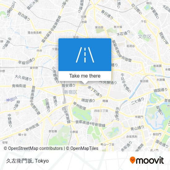久左衛門坂 map