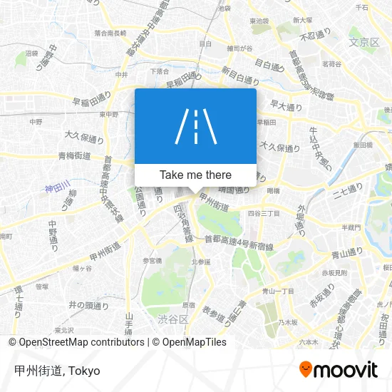 甲州街道 map