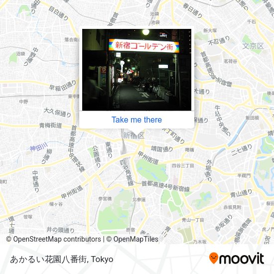 あかるい花園八番街 map
