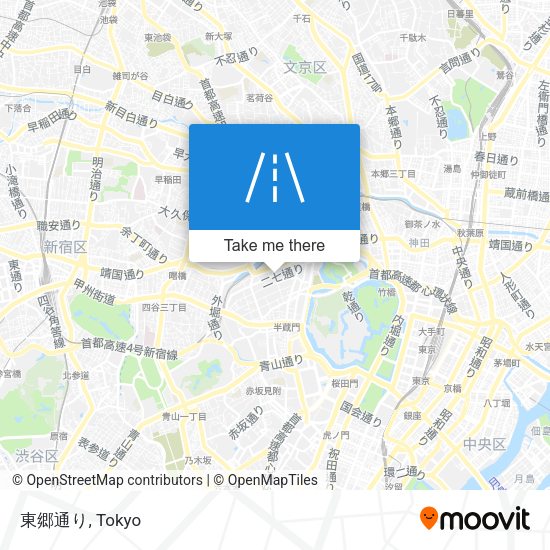 東郷通り map