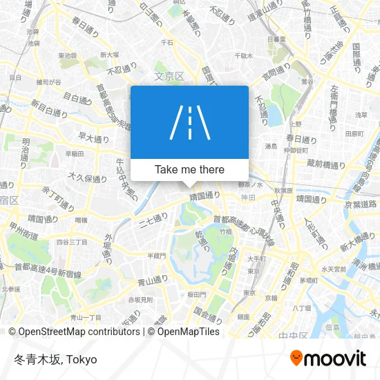 冬青木坂 map