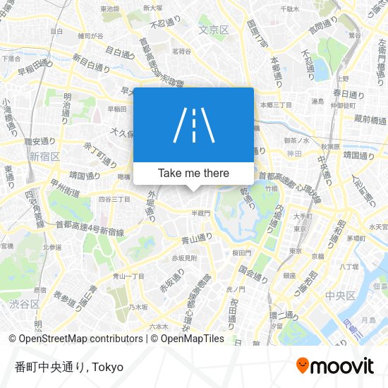 番町中央通り map