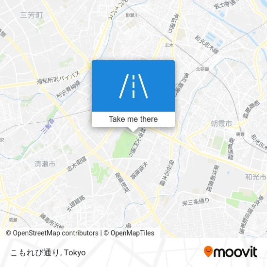 こもれび通り map