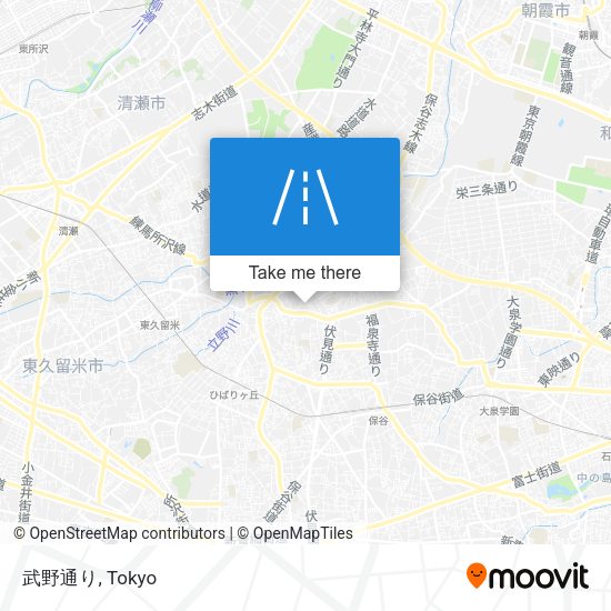 武野通り map