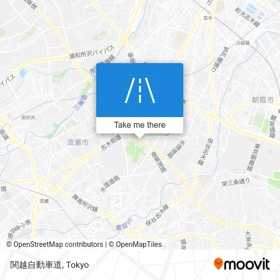 Kan-Etsu Expressway map