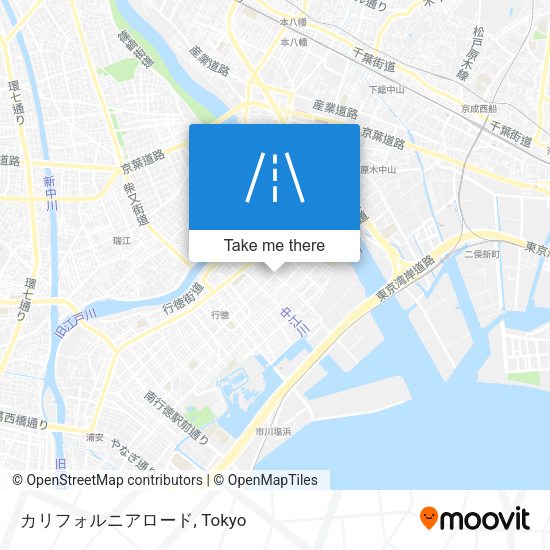 カリフォルニアロード map