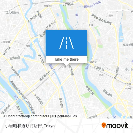 小岩昭和通り商店街 map