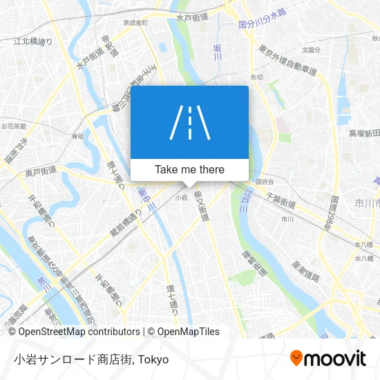 小岩サンロード商店街 map