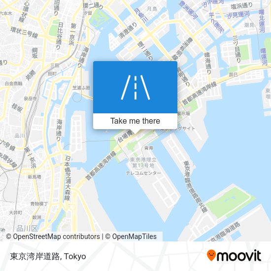 東京湾岸道路 map