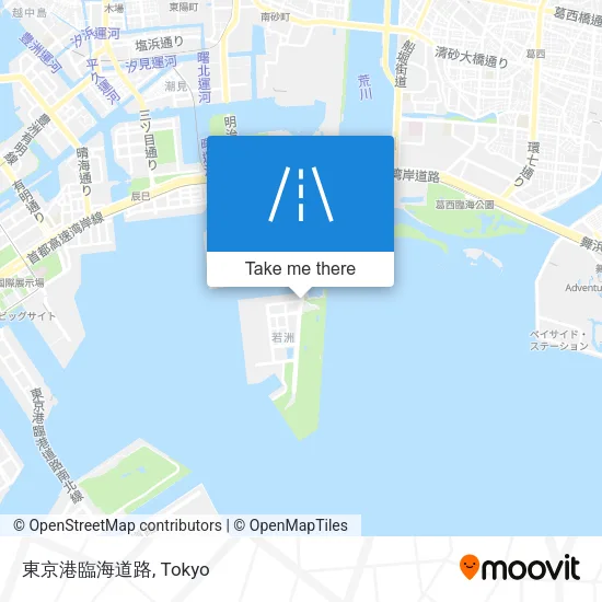 東京港臨海道路 map