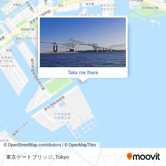 東京ゲートブリッジ map