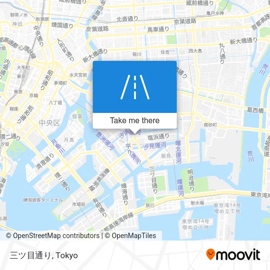 三ツ目通り map