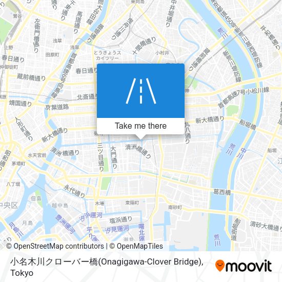 小名木川クローバー橋(Onagigawa-Clover Bridge) map
