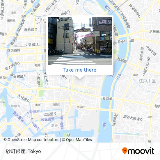 砂町銀座 map