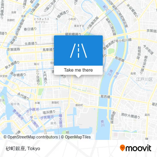 砂町銀座 map