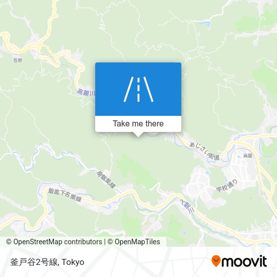 釜戸谷2号線 map