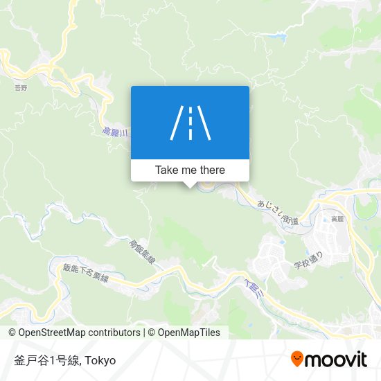 釜戸谷1号線 map