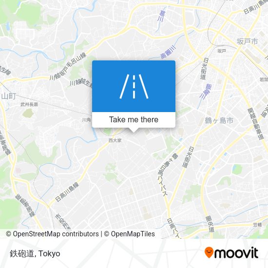 鉄砲道 map