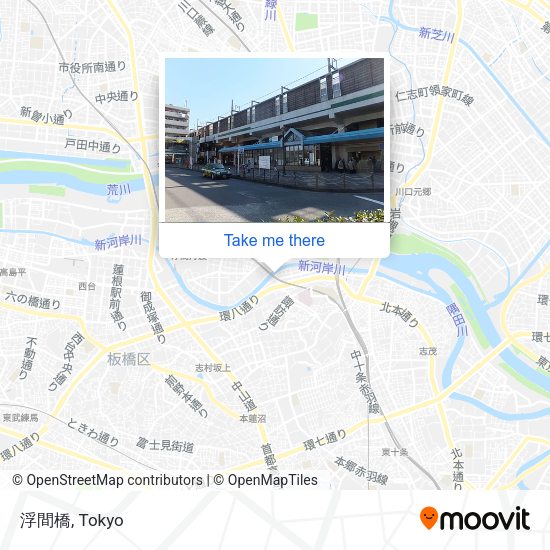 浮間橋 map