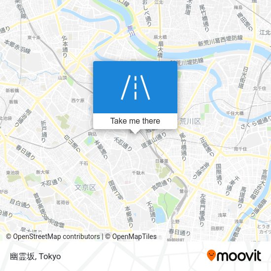 幽霊坂 map