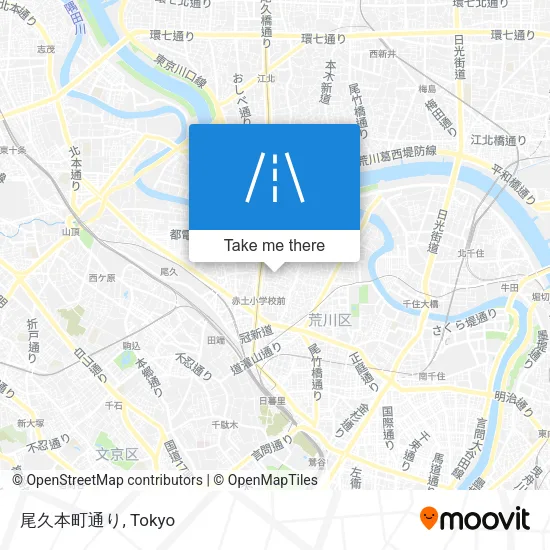 尾久本町通り map