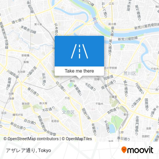 アザレア通り map