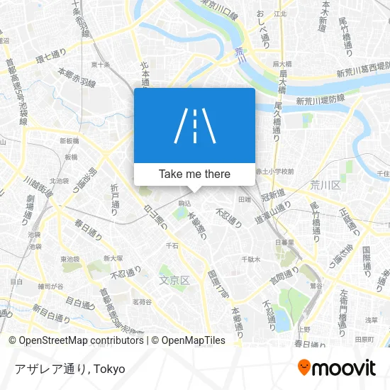 アザレア通り map
