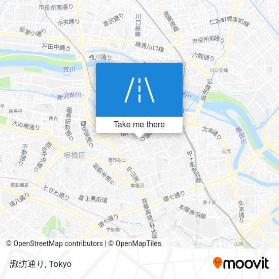 諏訪通り map