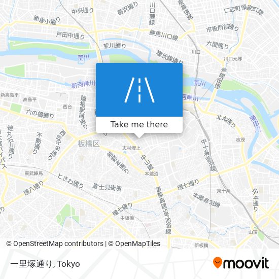 一里塚通り map